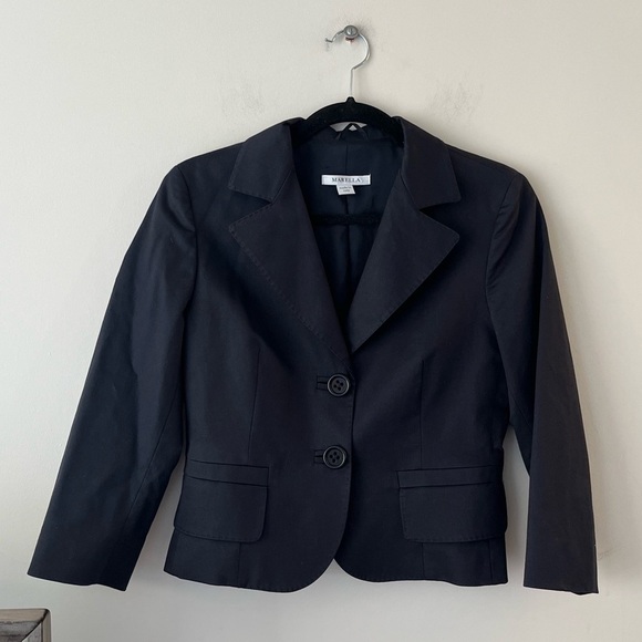 MARELLA Cotton/Wool Blazer - Picture 8 of 10